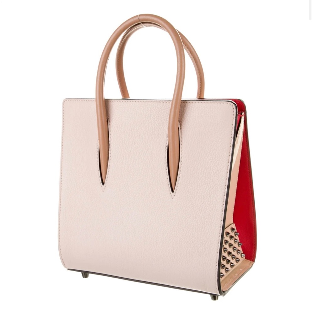 CHRISTIAN LOUBOUTIN Small Paloma Tote Nude color